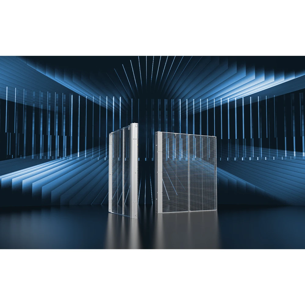 Source Factory P3.9 P7.8 P10 P10.4 P15 P20 HD Transparent Mesh Module Display LED Transparent Glass Advertising Screen