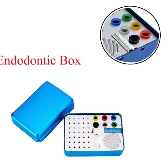 

Подставка для стоматологических инструментов с 35 отверстиями для стерилизации эндодонтических файлов и алмазных боров, автоклавируемая коробка для стоматологов