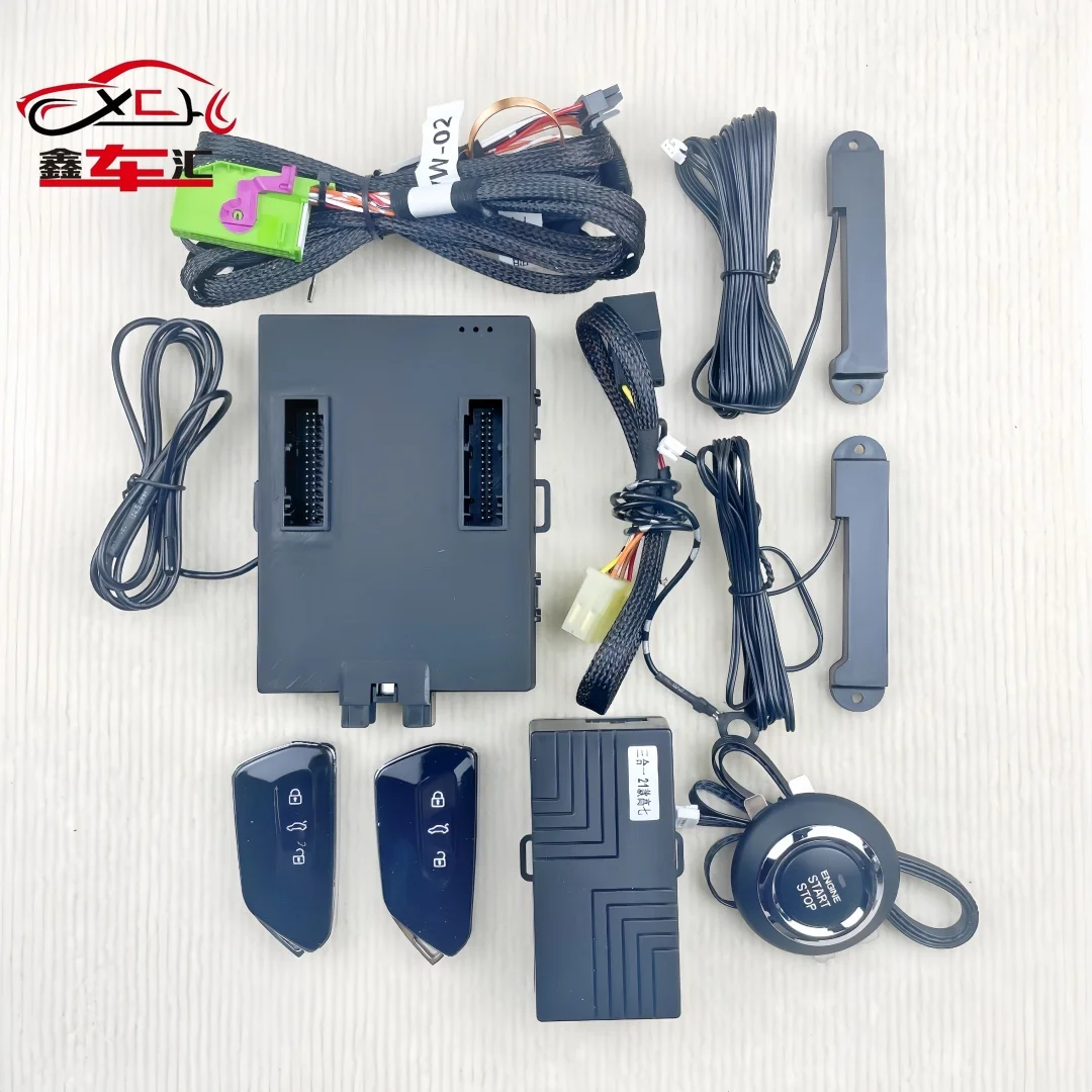 Upgrade Passive Keyless Entry for VW Bora  2019  Keyless Go,Convert Car To Push Button Start Kit Remote Car Starter