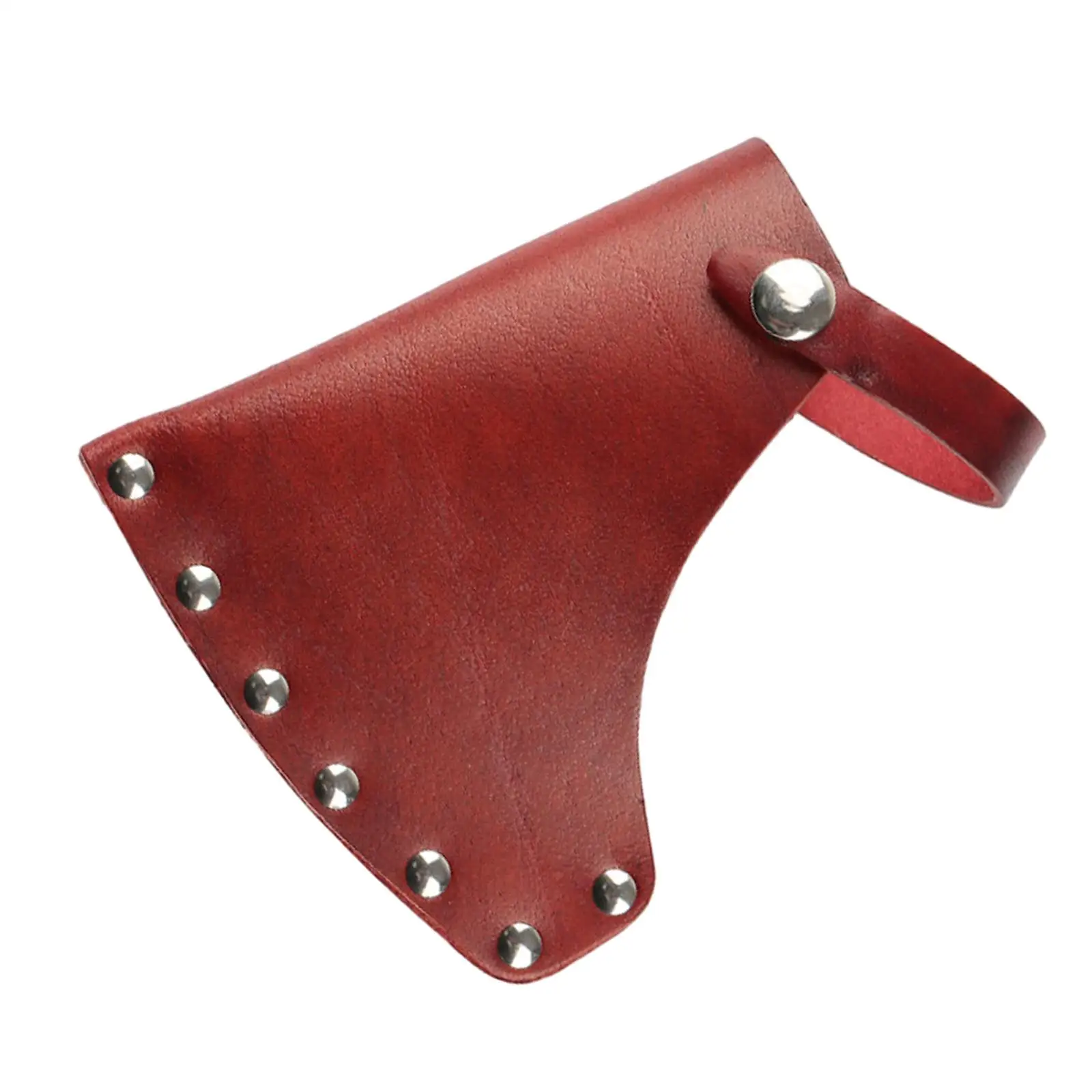 Axe Head Cover Axe Head Holster Portable PU Leather Hatchet Cover, Hatchet Sheath Axe Sheath for Outdoors Work, Lumberjack