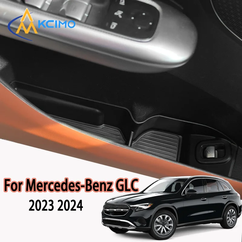 

Fit for Mercedes-Benz GLC 2023 2024 Left Rudder Door Side Storage Box Front Rear Door Handle Organizer Car Accessories Tidying