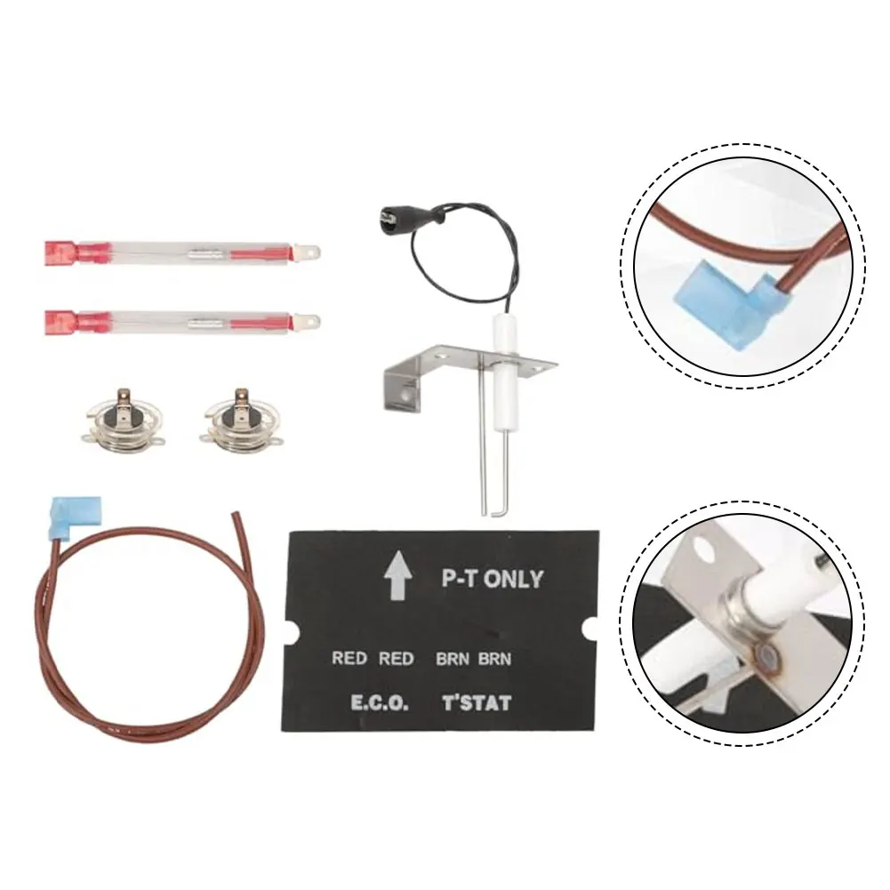 RV Water Heater Thermal Cutoff Assembly Thermostat Kit for Atwood 91447 and Compatible Models 93866 93868 Safety Device