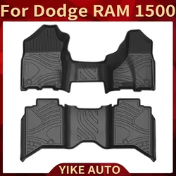 For Dodge RAM 1500 4-door Crew Cab 2011-2018 Auto Car Floor Mats All-Weather TPE Foot Mats Odorless Pad Mat Interior Accessories