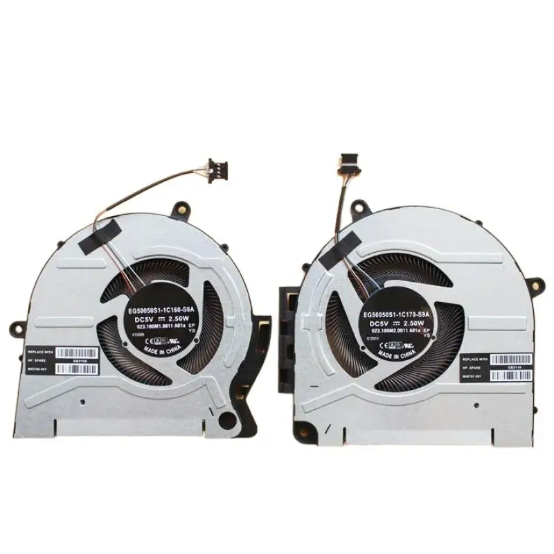 WYORESY CPU COOLING FAN M45786-001 M45787-001 FOR HP TPN-W148 17-CH 17t-CH 17-CH0003CA 17-CH0020NA 17-CH0500SA 17-CH0085NG