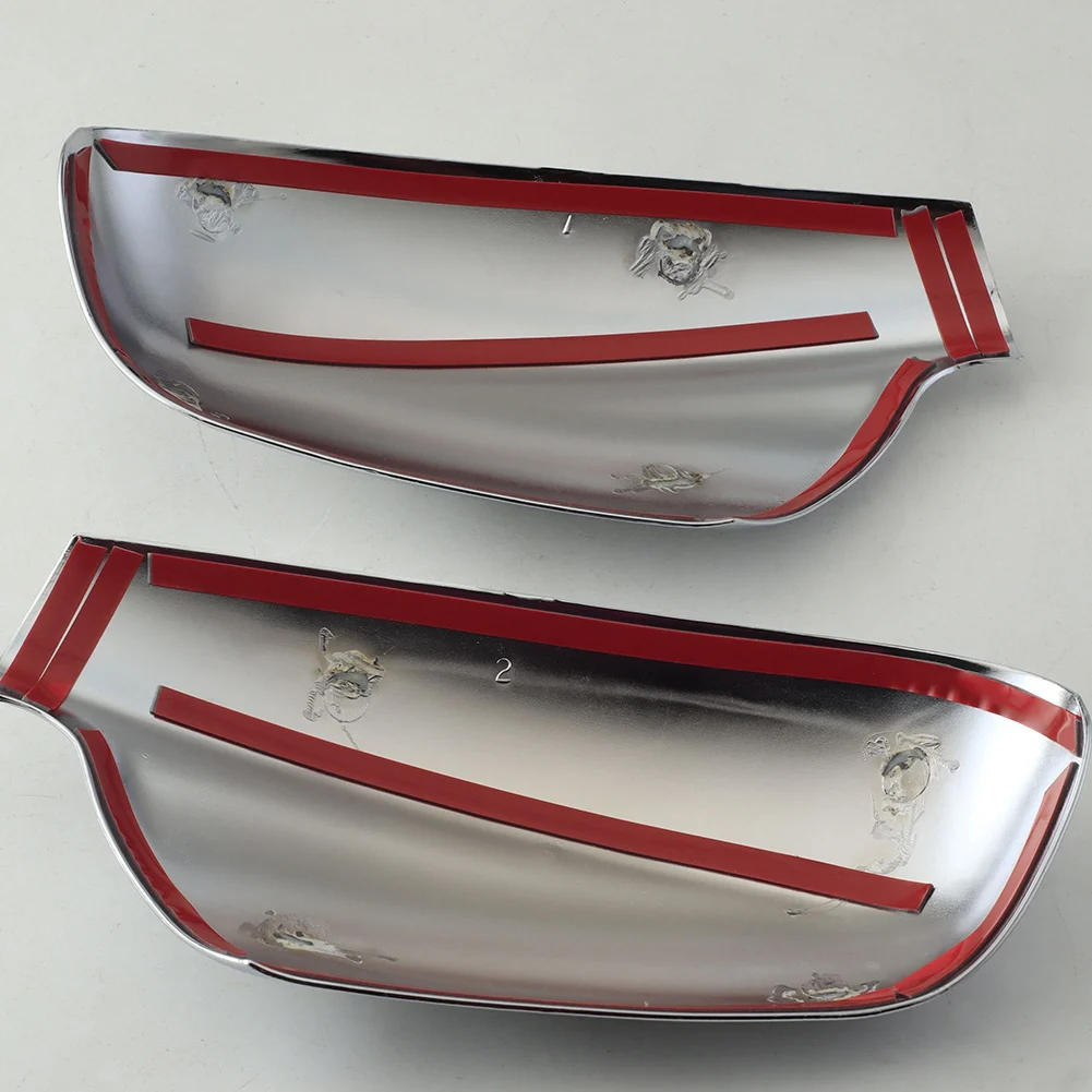 2Pcs / Set Door Side Wing Mirror Chrome Cover Rear View Cap For 307 CC SW 407 2004-2012 Car Styling
