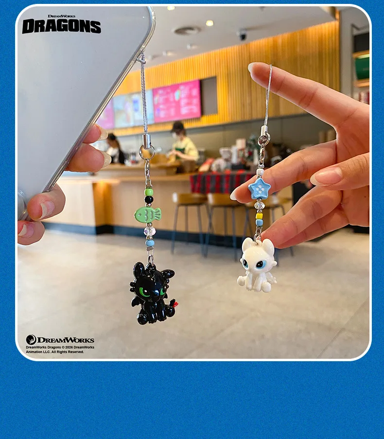 Authentischer Drachenmeister Fliegender Zahnloser Junge Schlüsselanhänger Neuer Taschenanhänger Kleine Accessoires Auto-Schlüsselanhänger Dekoratives Geschenk – Detail 14