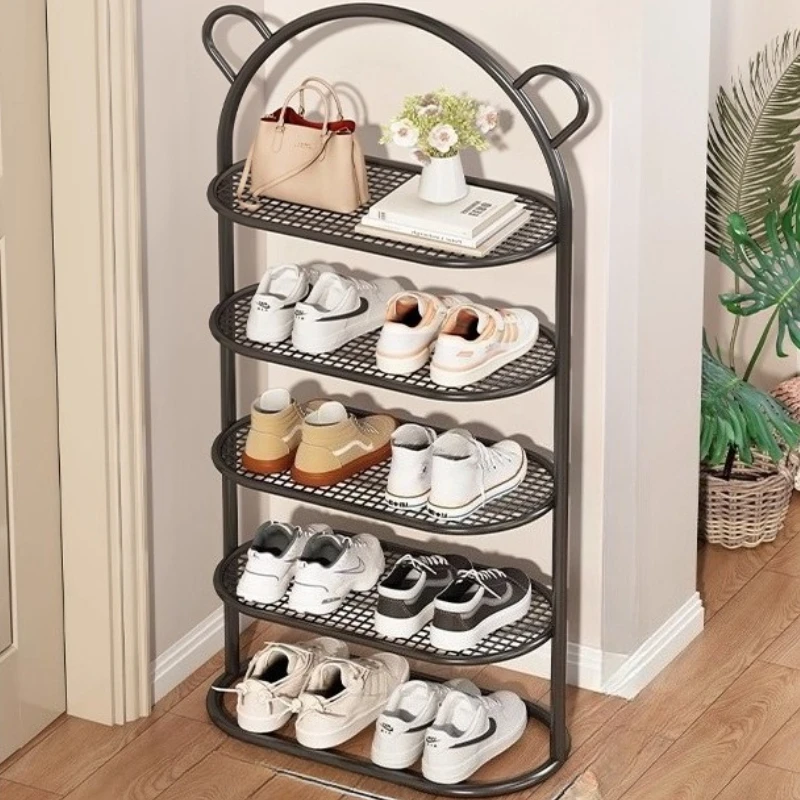 Home multi-layer shoe rack simple indoor good-looking Shoe cupboard popular wrought iron Slim meuble chaussures Hall furniture