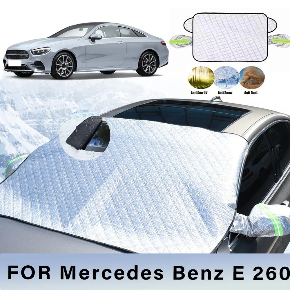 

Thickened Car Now Sunshade Windshield Cover With 5/9 Magnets UV Protection Anti Snow Sunlight For Mercedes Benz E 260 W212 W213