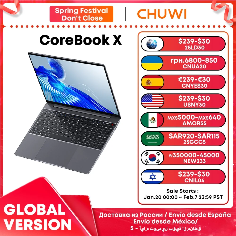 Игровой ноутбук CHUWI CoreBook X с 14