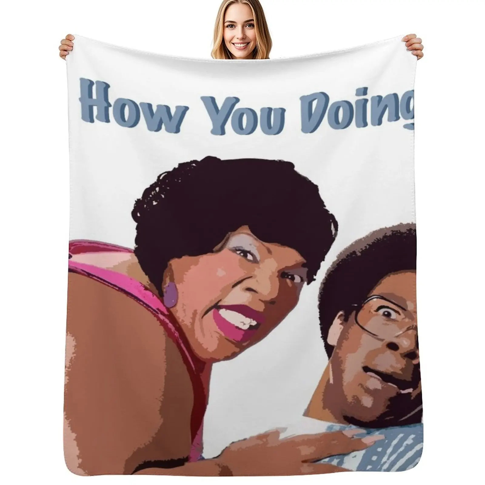 Norbit - HOW YOU DOING Throw Blanket Flannel For Decorative Sofa Thins Beach manga Flannels Blankets