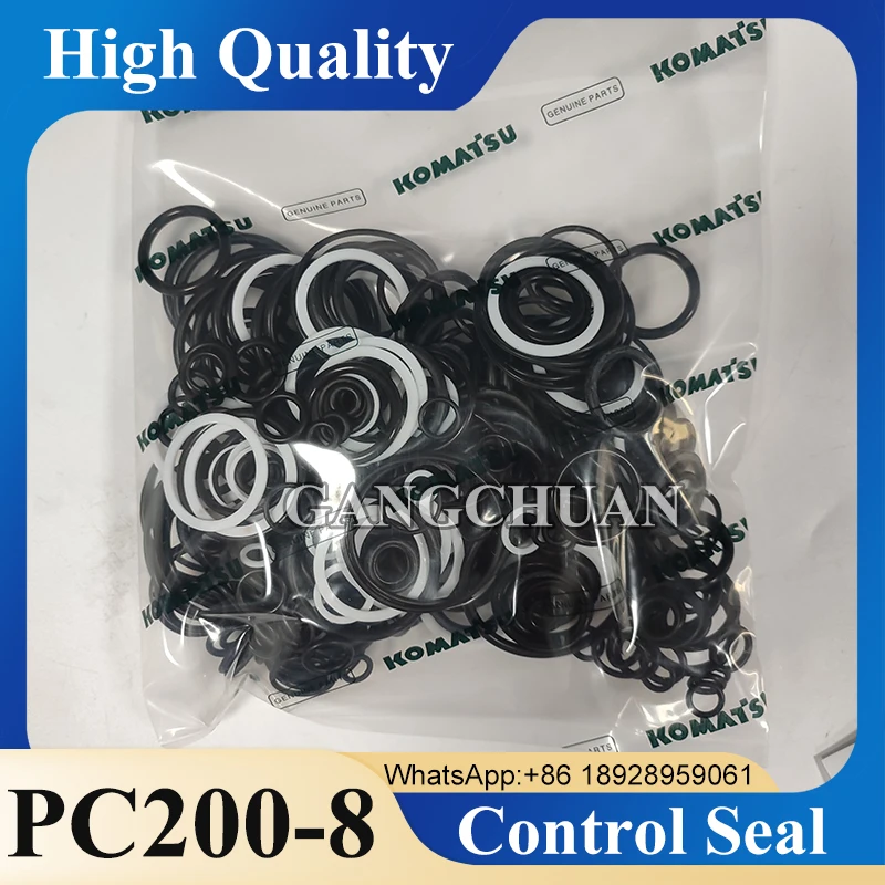 

pc200-8 pc220-8 control valve seal kit for komatsu excavator cylinder seal kit