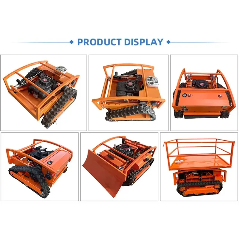 New Remote Control Flail Mulcher Lawn Mower 4-Stroke Single Cylinder for DIY and Industrial Use 24V/21V Cutting Customized