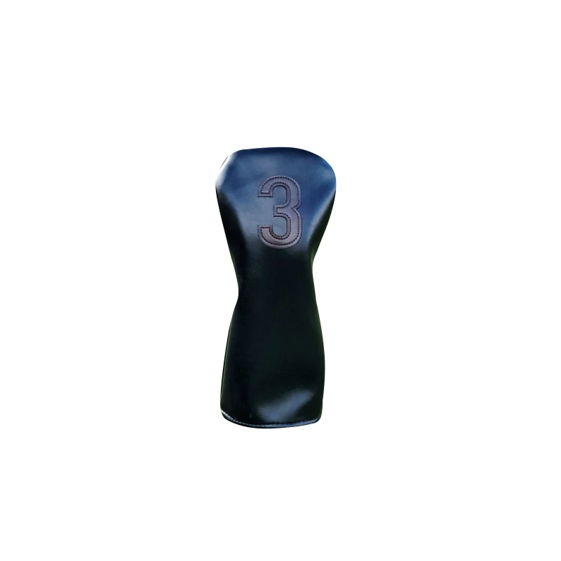 Cubierta de palo de golf de cuero encerado con aceite, cabeza de palo universal, No. 1 club de madera, cubierta protectora para cabeza de bola, impermeable.