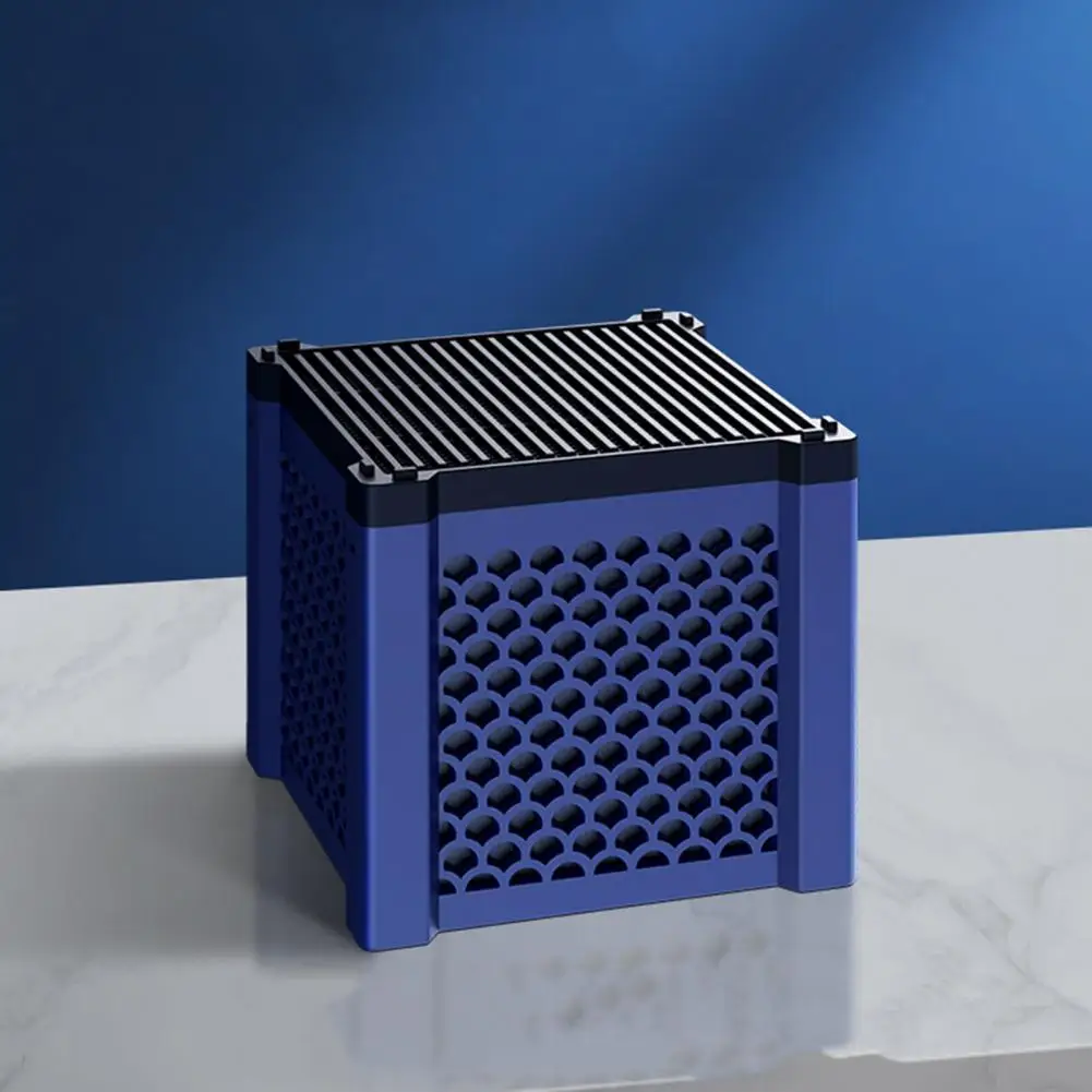 

Multiple Grid Fish Tank Filter Aquarium Filter Box with Multi-mesh Holes Activated Carbon for Strong Water Purification Great