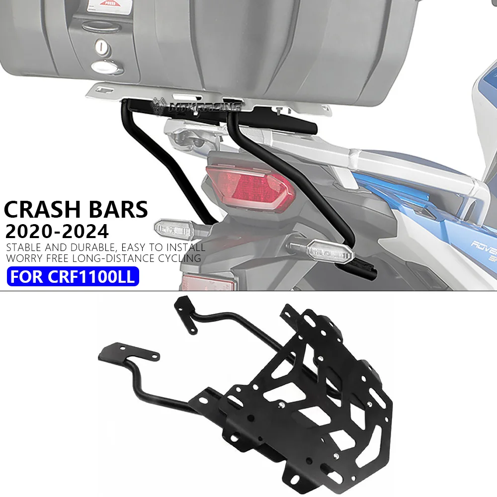 

Для HONDA CRF1100L 2020-2024 мотоциклетная задняя багажная полка, грузовой держатель, верхняя коробка, кронштейн полки