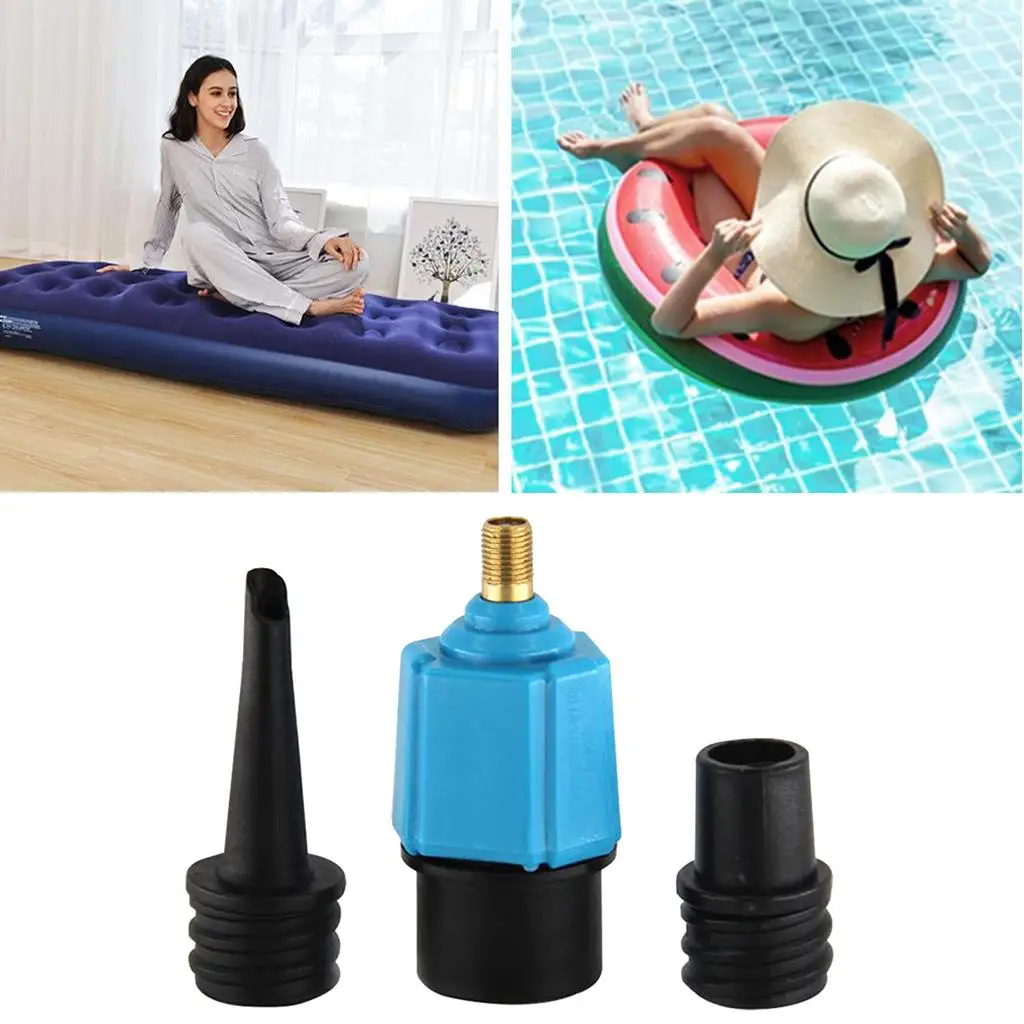 3 in 1 SUPs Pump Adapter Inflatable Boat Air Valve Adapter Air Mattress