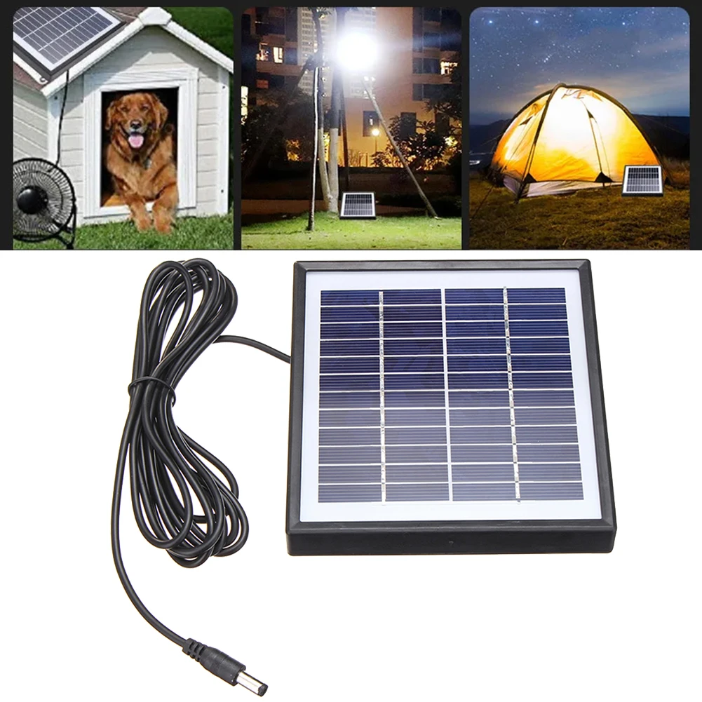 Charging Options Efficient Portable Solar Panel (5W 12V) Compatible with Vehicles & Marine Applications Including Long Cable