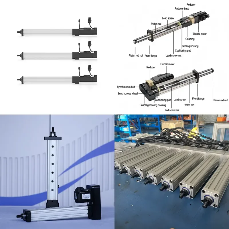 for JST S1 Servo Electric Actuator IP66 0.1-200 Tons Thrust 0-5000mm/s Speed 1-500mm Optional Linear Actuator from China