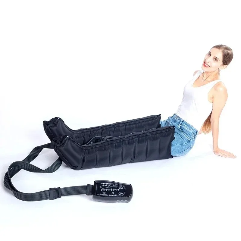 For 8 Cavity Air Compression Massager Leg Foot Boots for Circulation Air Wave Massager Leg Body Pressure Therapy System