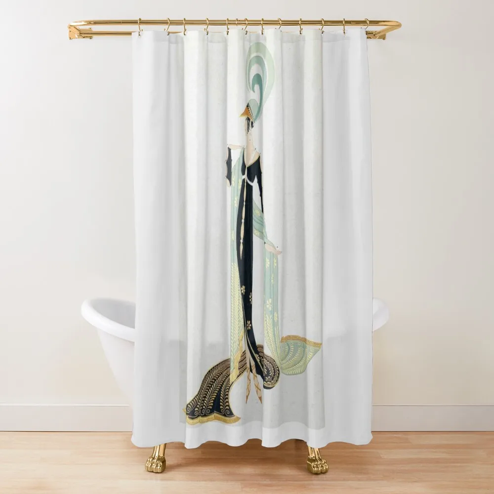 

Vintage Cocktail Dress Art Deco Poster Shower Curtain Bathroom Fabric Bathroom Shower Shower For Bathroom Bath Curtain
