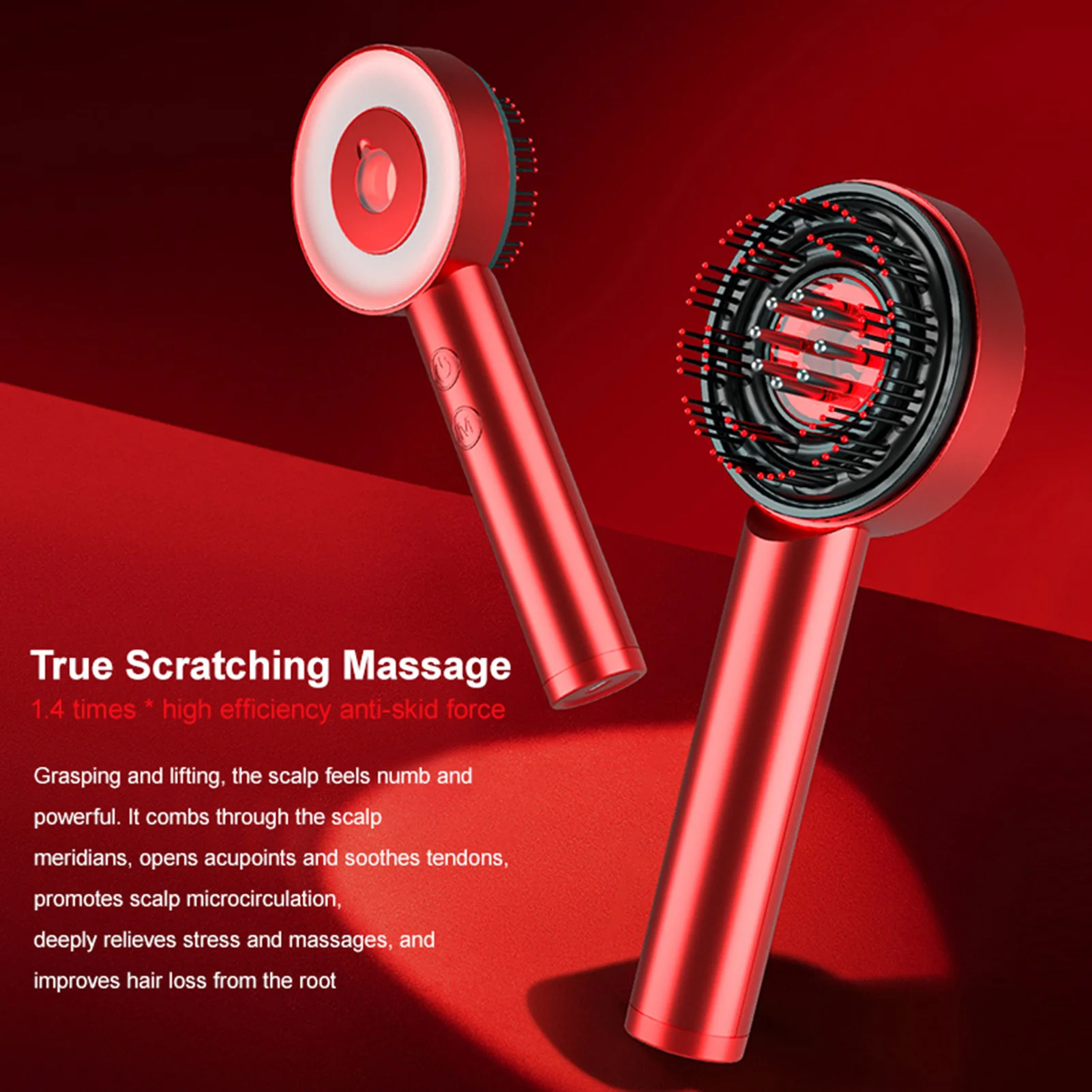 

Scalp Massager Applicator Comb Massage Exercise Small Hair Scrubber for Straight Curly & Wet Hair