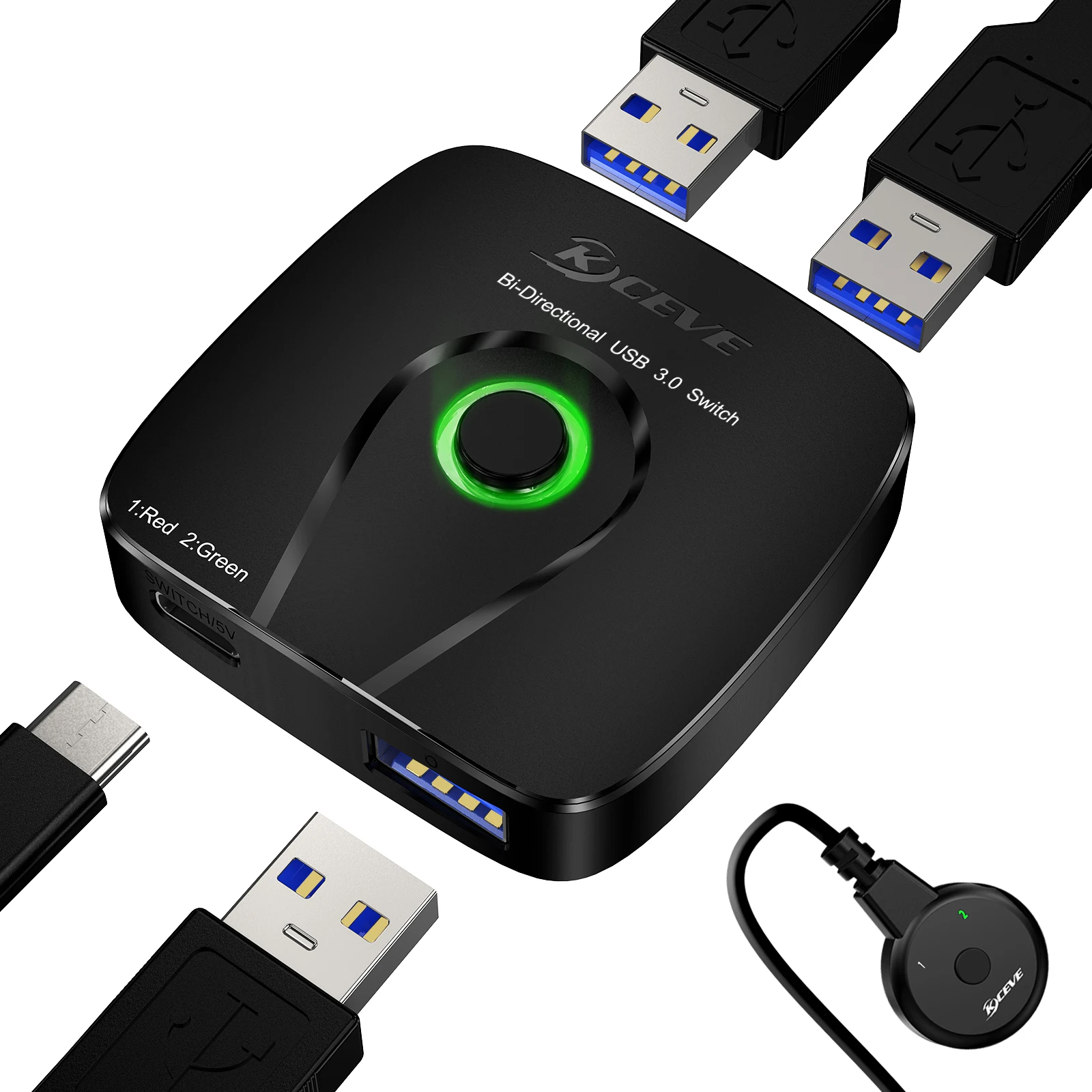 محول USB 3.0 للوحة المفاتيح ، الماوس ، الطابعة ، الماسح الضوئي ، القرص ، 2 في 1 خارج ، محدد ، 2 أجهزة الكمبيوتر ، تقاسم 1 أجهزة USB