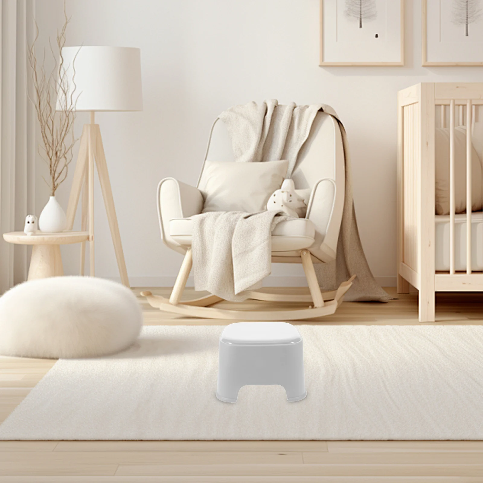 Colored Step Stool Stool for Bathroom Toilet Non Slip Ergonomic Design Bathing Shoe Changing Stools