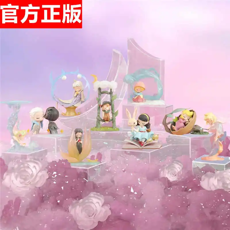 

In Stock Genuine 52toys Sleep Tale Of Enchanted Dreams Series Blind Box Kawaii Collectible Desktop Decoration Girls Kawaii Gifts