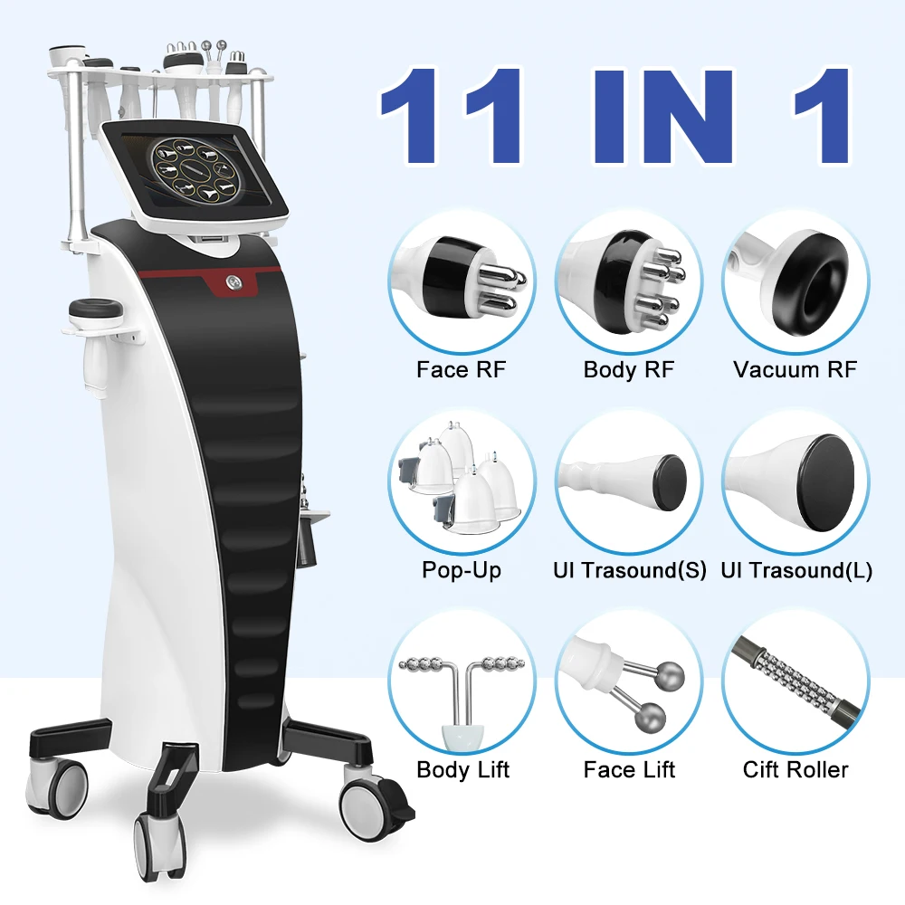 Smart Library Latest Cavi  Weight Loss Roller Massage Device 11 In 1 80K Vacuum Breast Butt Face Lifting Body