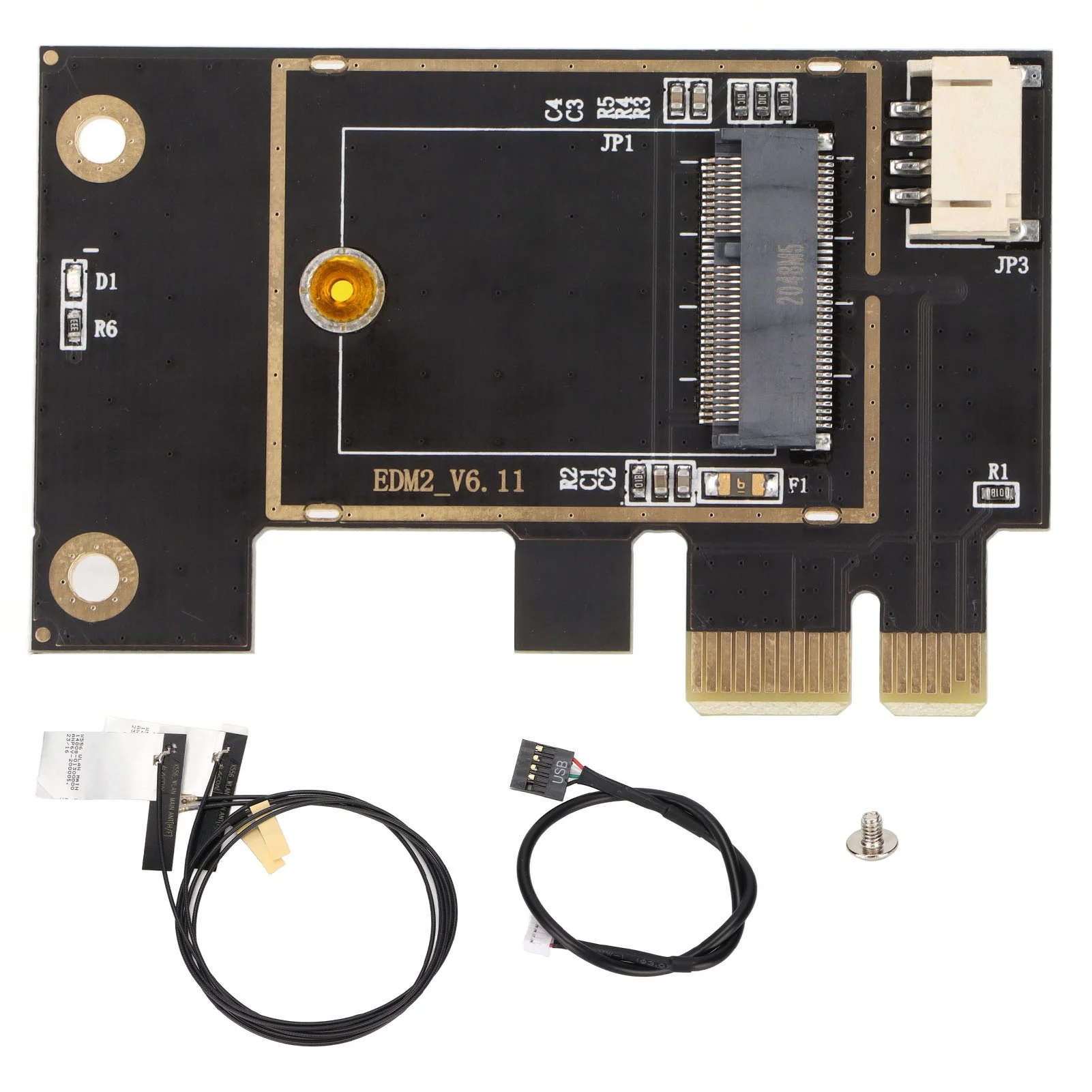 

Network Card Adapter NGFF M2 to PCIe Plug and Play Wireless Network Card Adapter Adapter Card