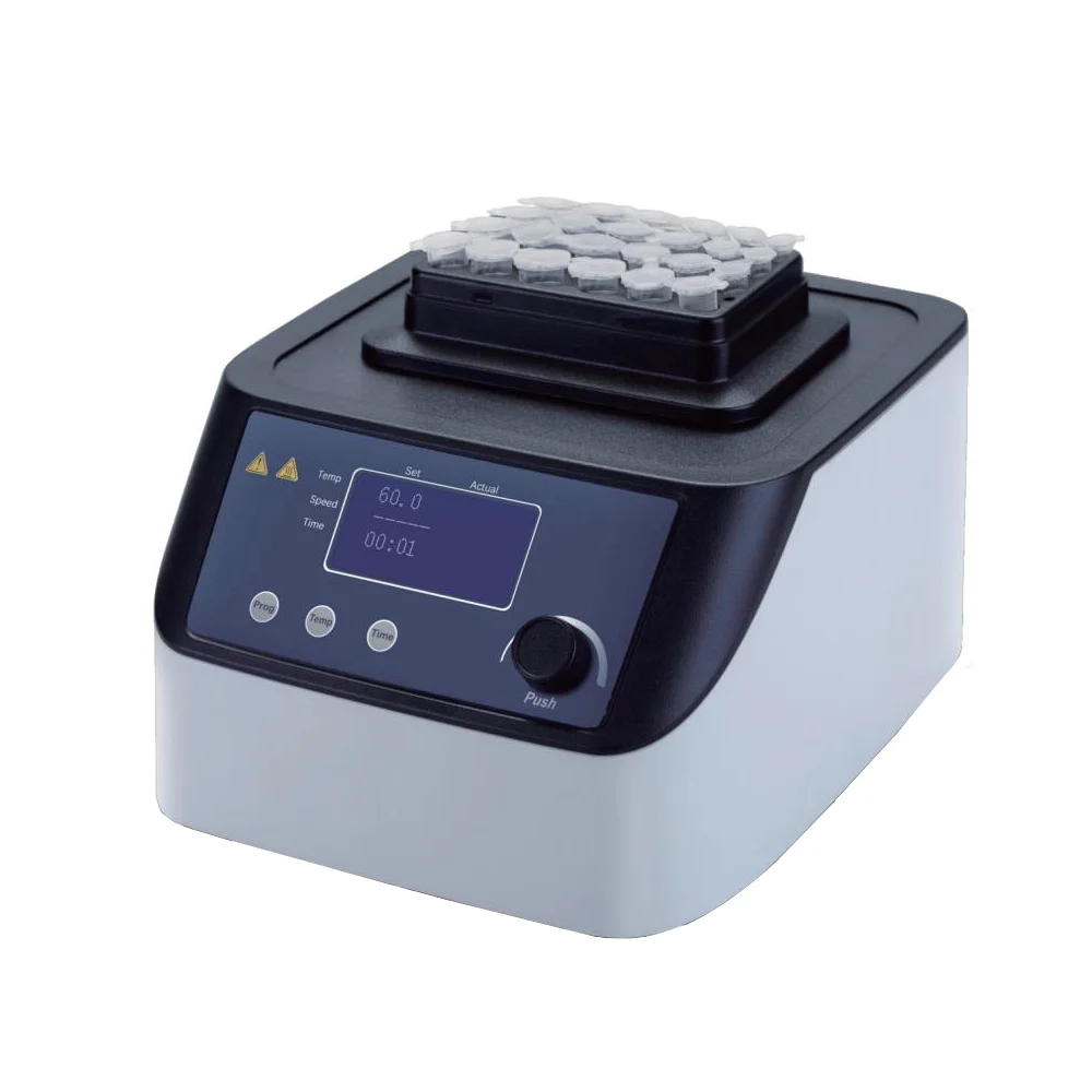 

WEIAI Thermostatic Metal Bath LCD Laboratory Heating and Cooling Mixing Shaking Enzyme Reactions PCR DNA Dry Bath Incubator