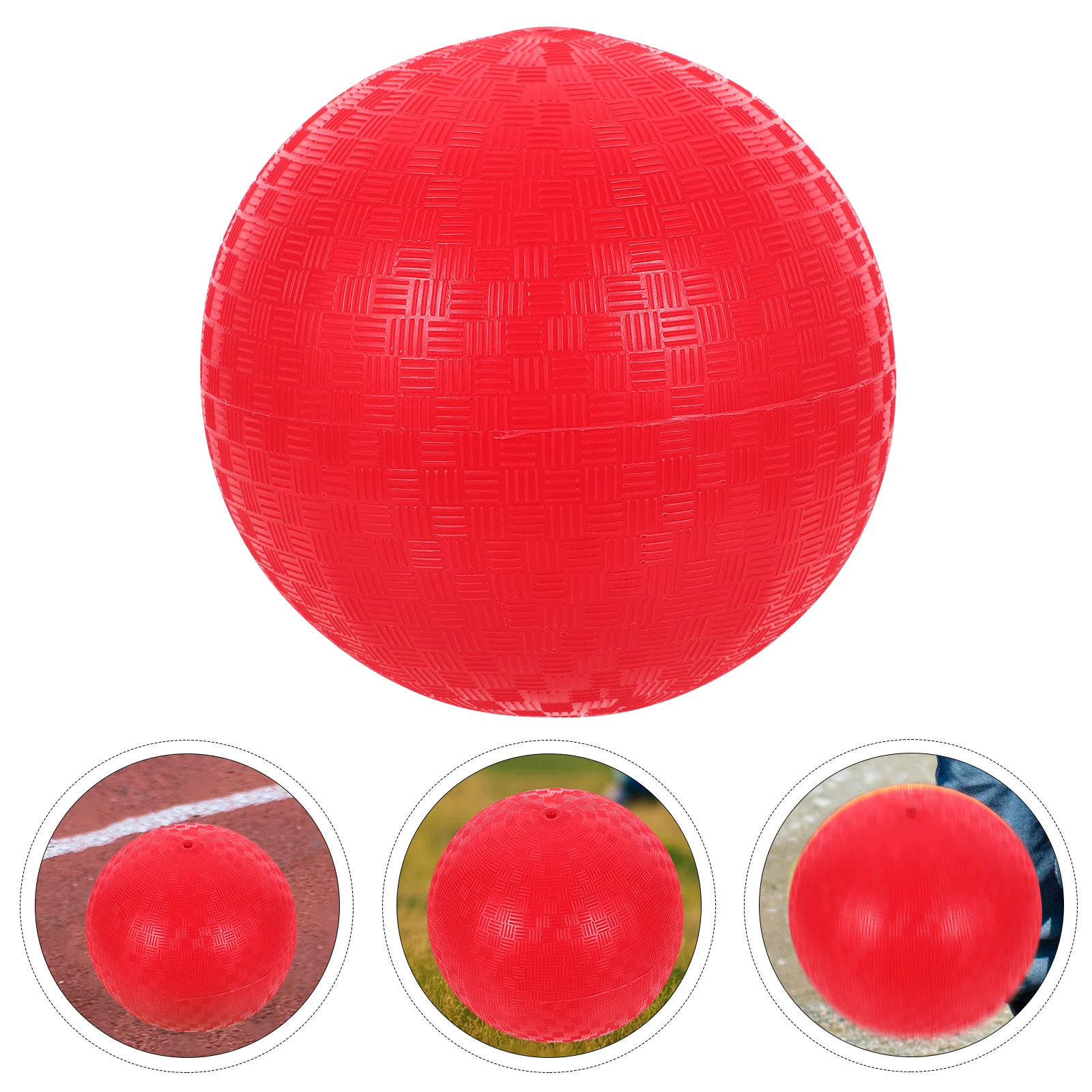 

Playground Ball PVC Material Outdoor Sports Ball for Kids Kicking Throwing Activities Colorful Lightweight Playground Equipment