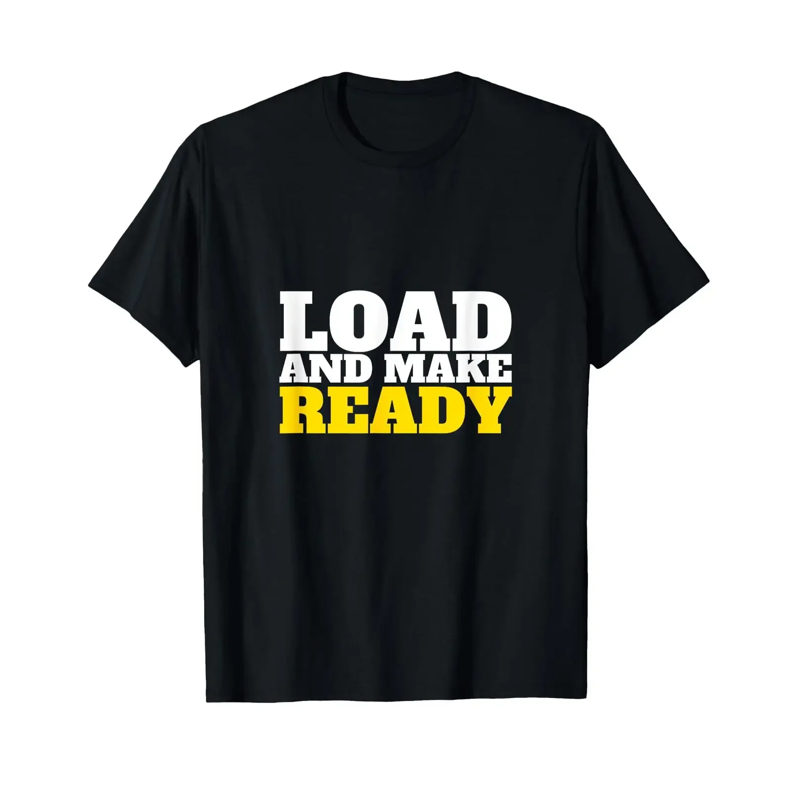 Load and make ready IPSC Befehl Long Range Zubehör T Shirt vintage Washed fashion Unisex streetwear Versatile Stretched