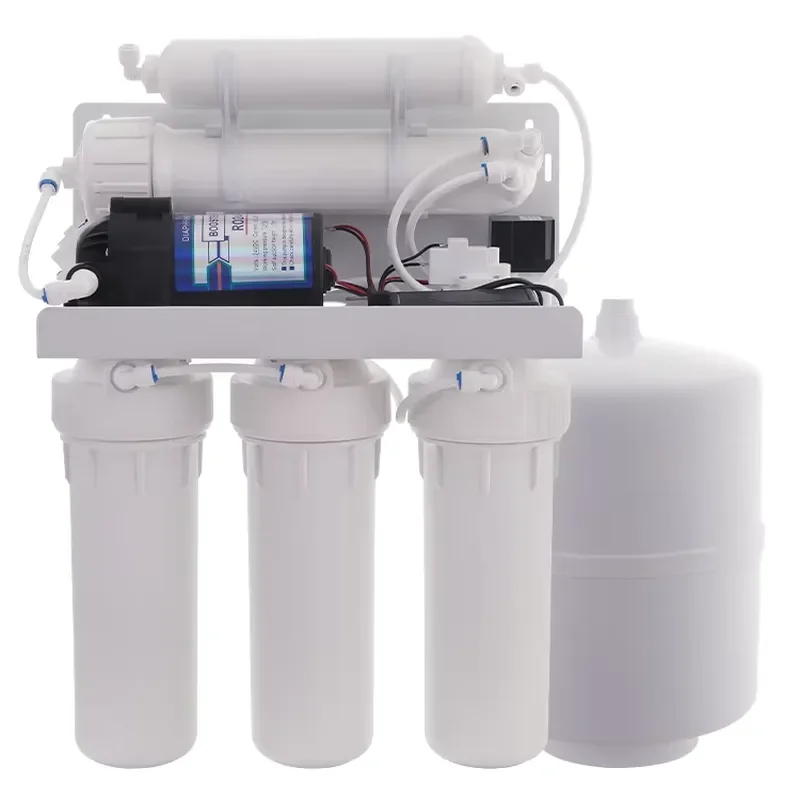 5 Stage Reverse Osmosis Water Filter System Under Sink RO Purifier for Home Kitchen Drinking Water Treatment Machine Direct