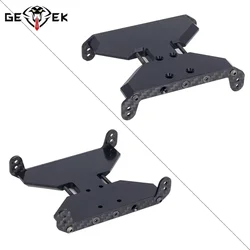 Carbon Fiber Chassis Skid Plate Delrin Transmission Plate for 1/10 RC Crawler Car Axial SCX10 Capra 1.9 UTB F9 Upgrade Parts
