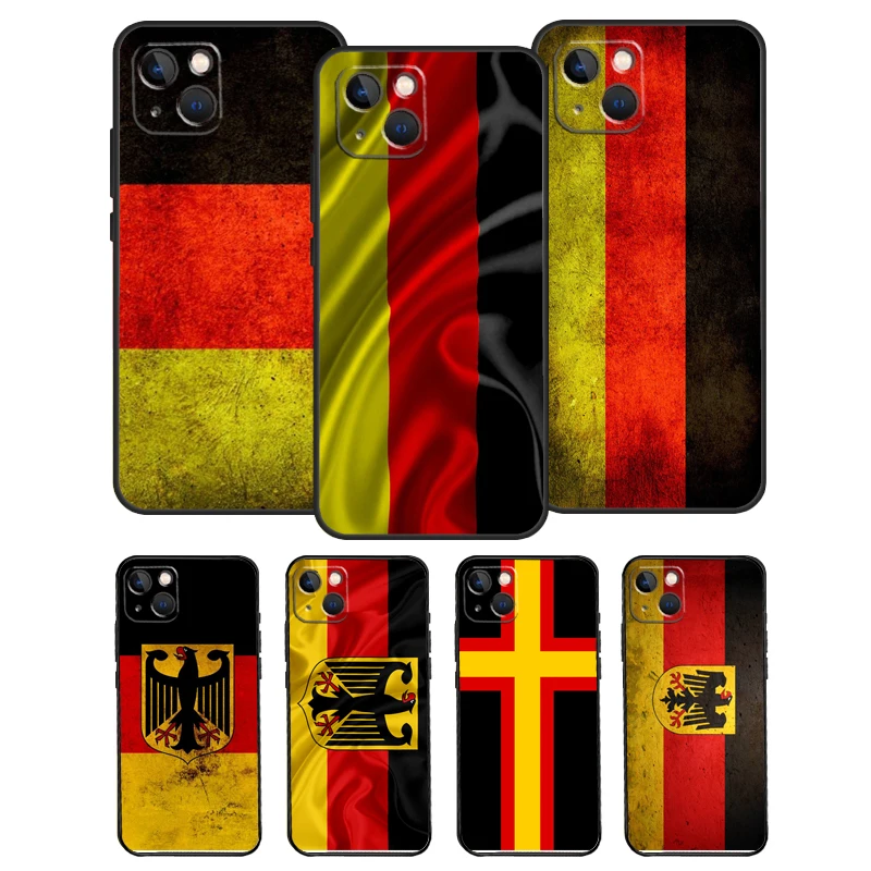 Deutschland Flagge Banner Handyhülle für Samsung Galaxy S24 S26 Ultra S20 S21 S22 S23 S25 Plus S10 S25 FE Schutzhülle
