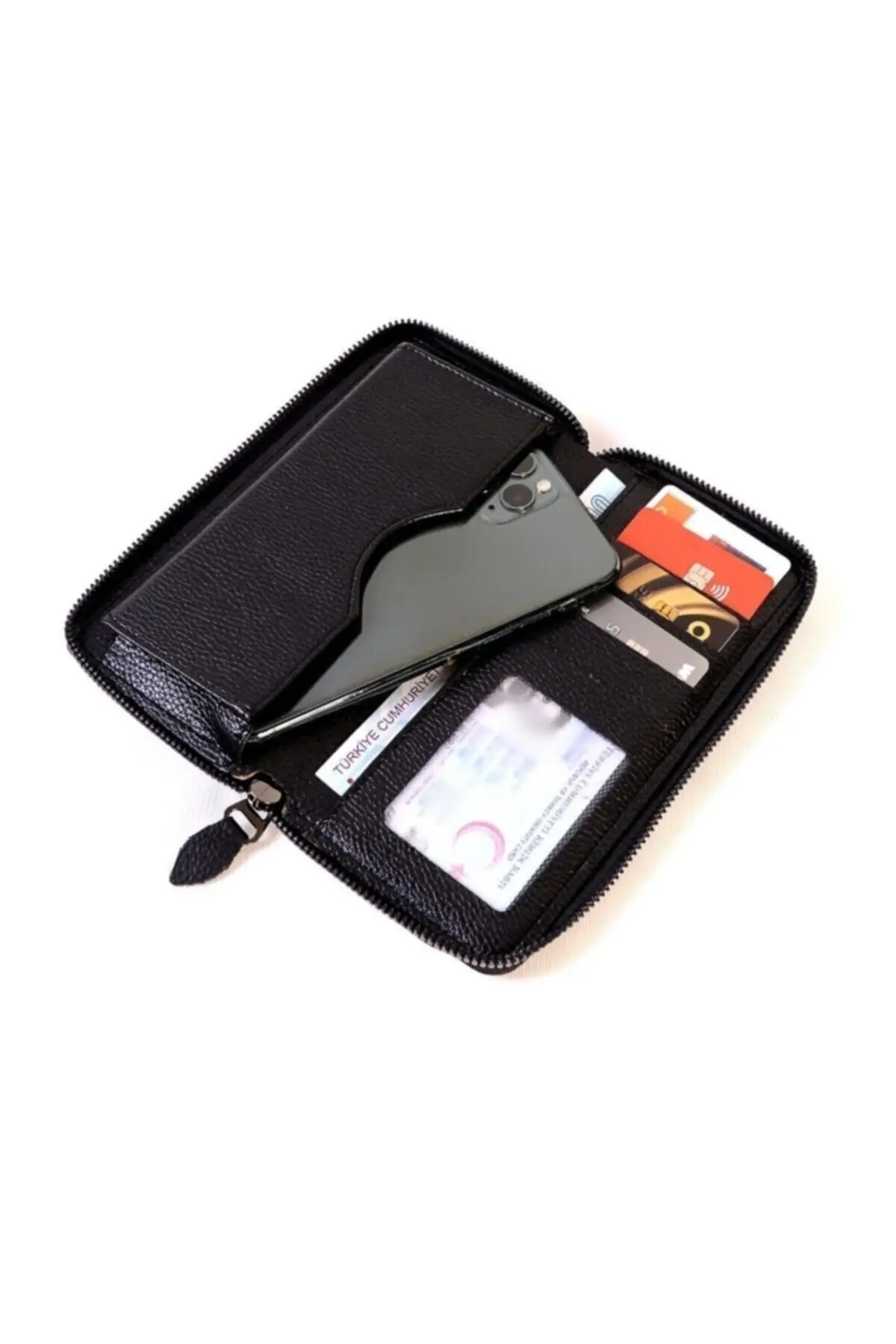 Unisex sztuczna skóra portfel z saszetką na karty z przegrodą na telefon stylowa przydatna wielofunkcyjna bezpieczna dostawa 2022 Trend Model