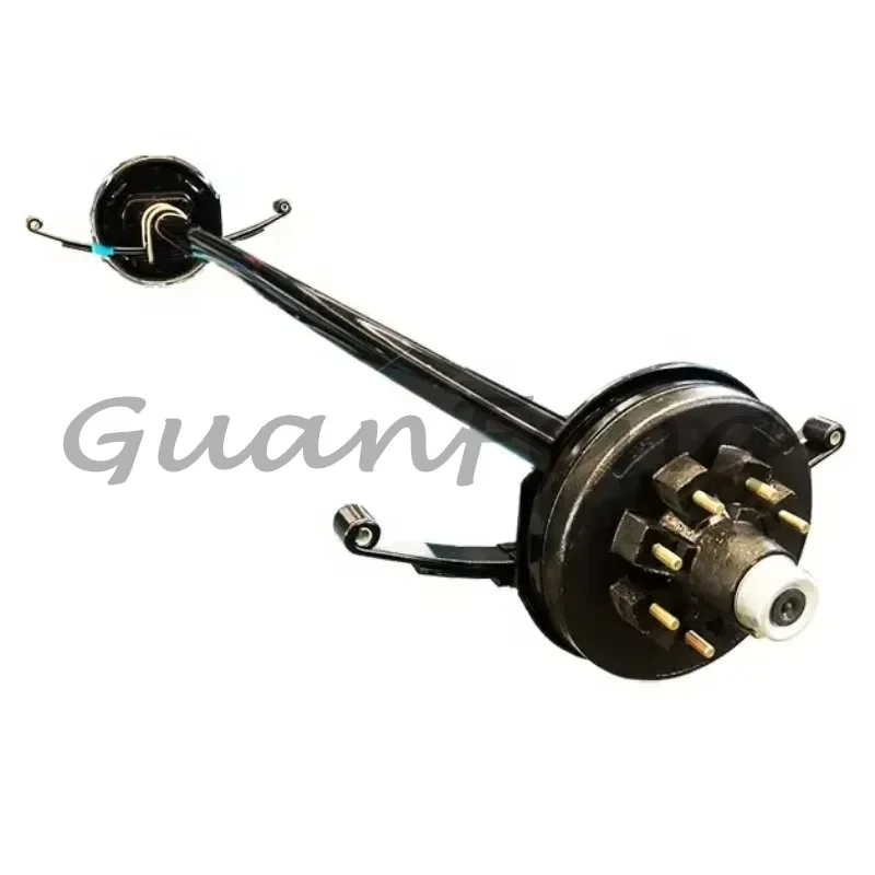 Trailer Axle With Electric Brake E-Z Lube 6 x 5-1/2 PCD 5200Lbs 7000Lbs Utility Trailer Replacement Axle