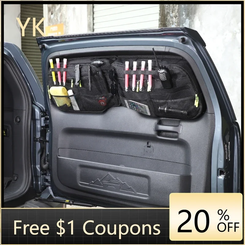 

For Changan Dark Blue G318 24-25 Oxford Cloth Car Trunk Tailgate Window Storage Bag Cargo Tools Tidying Package Car Accessories