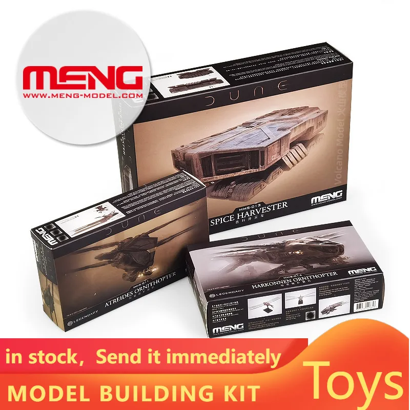 

MENG Dune Movie Peripheral, Etrudy/Hackernan Ornithopter, Glue Free Color Separation, Scale Model Kit, Collection Gift DIY