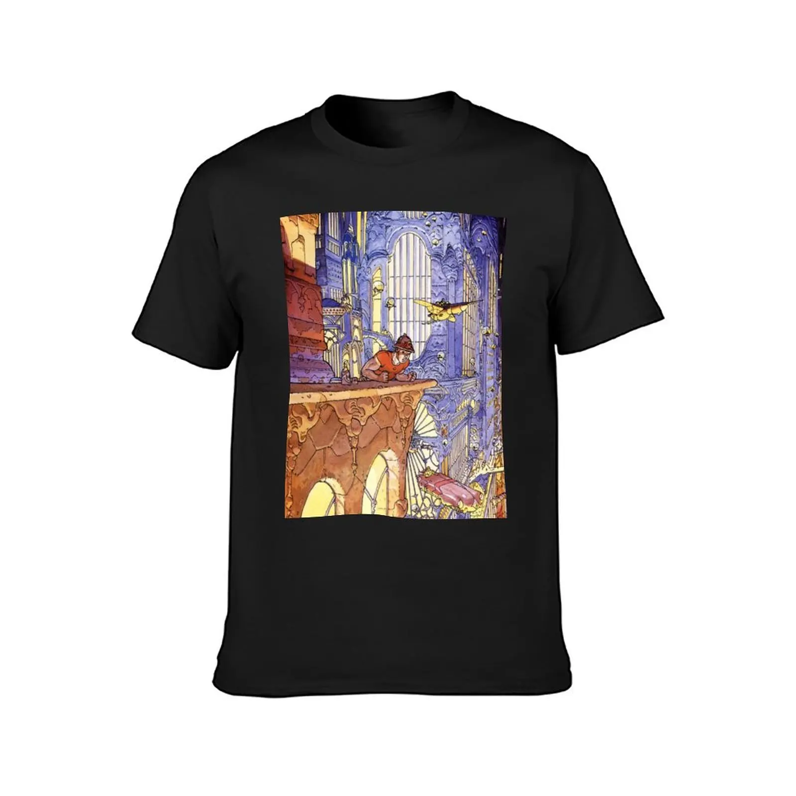 Jean Giraud T-Shirt hippie clothes tops t shirts for men graphic