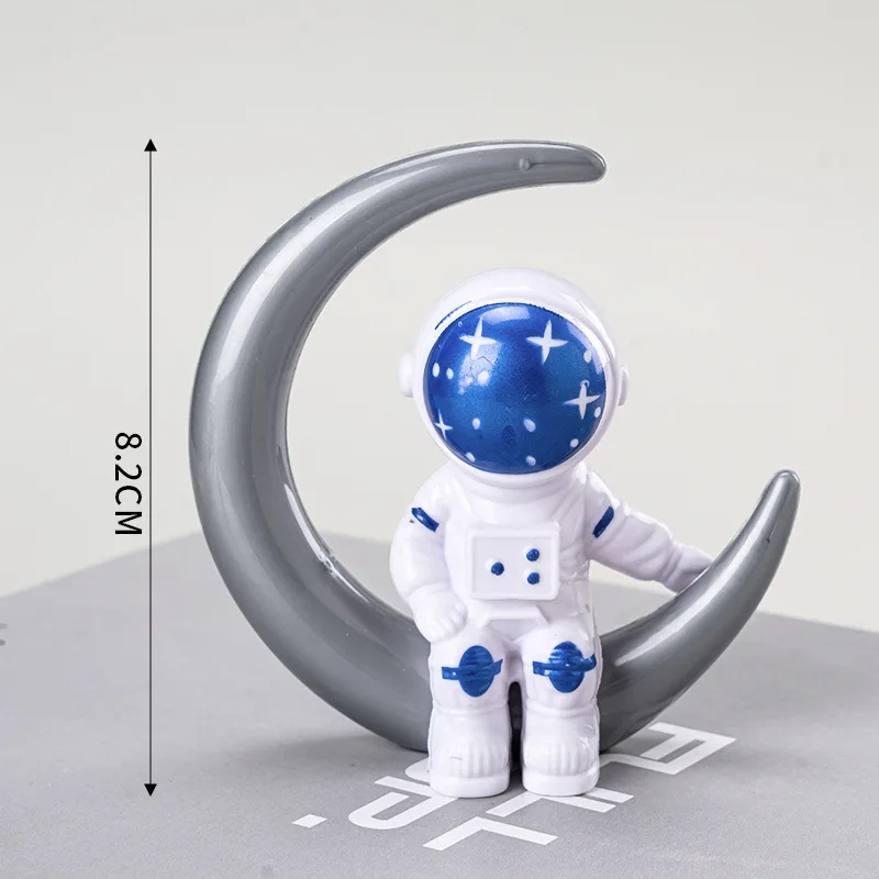 Astronauta Cake Decoration Set Space decorazioni per feste di compleanno per bambini Boy Baby Shower Universe Planets forniture per feste