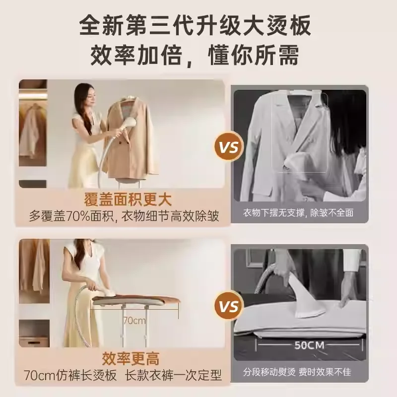 مكواة بخار للملابس الأوتوماتيكية، مكواة بخار منزلية صغيرة لمتجر الملابس التجارية، مكوّاة #3