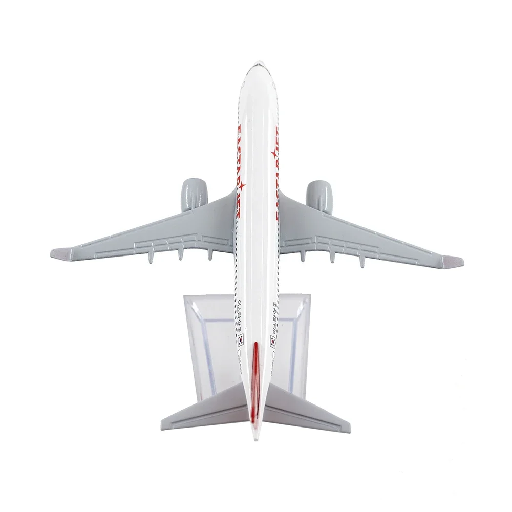 Масштаб 1/400 самолета Boeing 737 Eastar Jet Air 16 см, сплав самолета B737, модель игрушки для детей, коллекция рождественских подарков