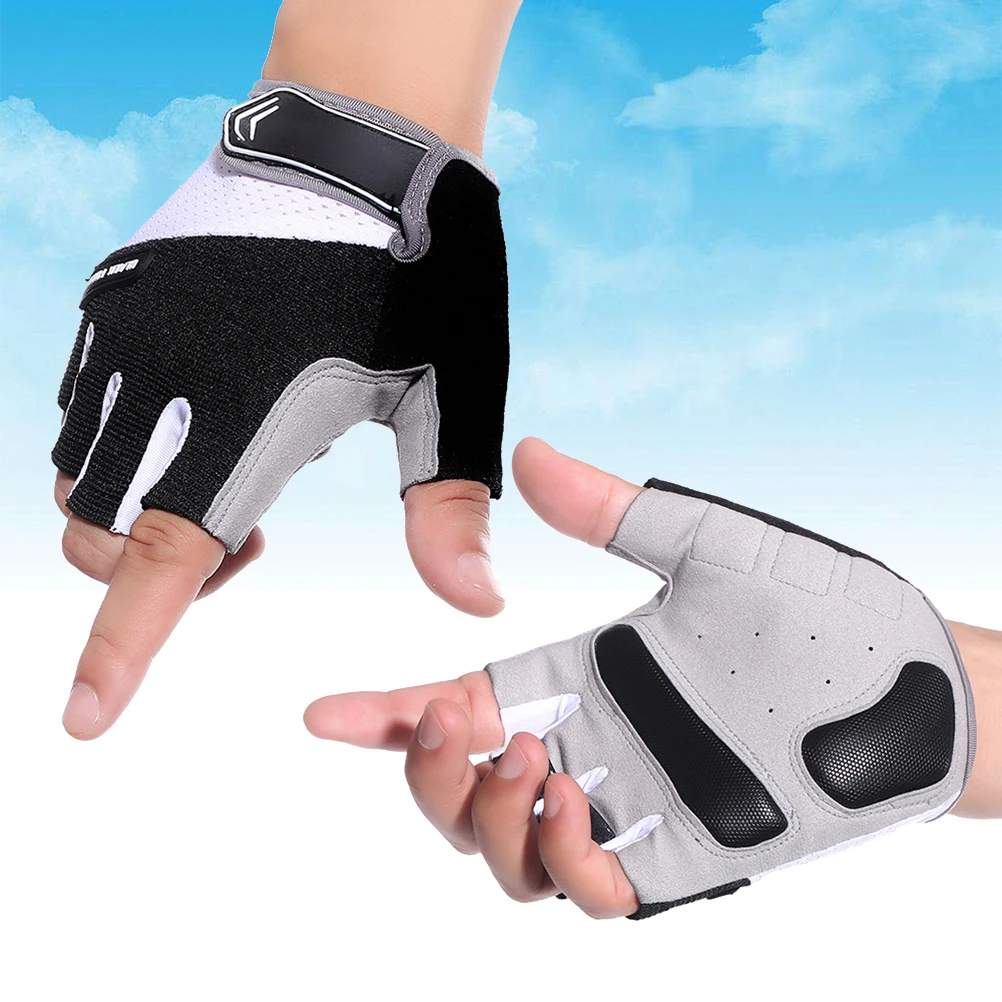 

Cycling Gloves For Men Women Breathable Mesh Fingerless Bike Gloves Anti-Slip For Mountain Motorcycle Riding Driving