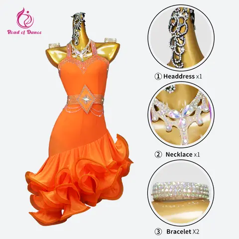 10 best sales लैटिन अमेरिकी नृत्य पोशाकें - №10