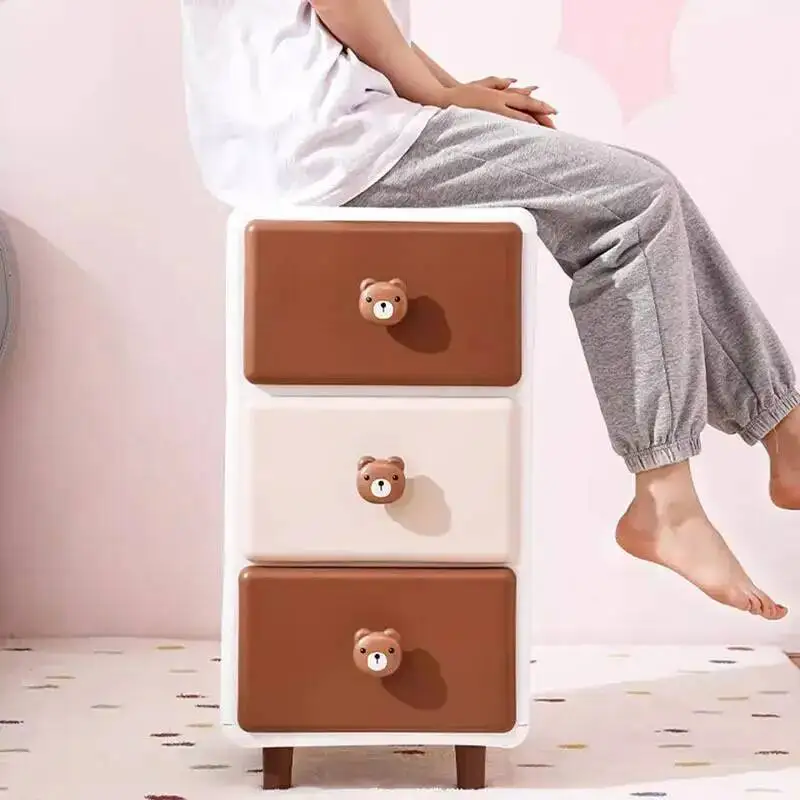 Girl Cute Side Nightstands Entrance Hall Simple Pink Narrow Childern Modern Table Bedside Meuble Chambres Garden Furniture Sets