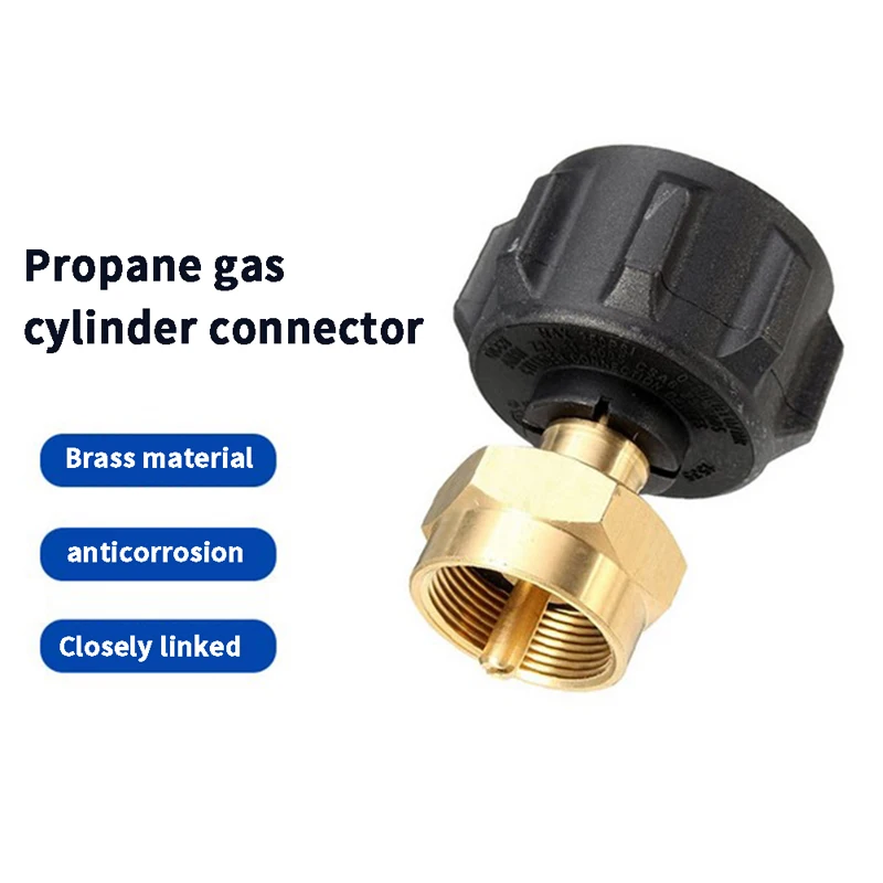 Outdoor Picnic Gas Cylinder Tank Gas Propane Refill Adapter QCC1 Regulator Valve Converter Adapter BBQ Tools Factory Outlet