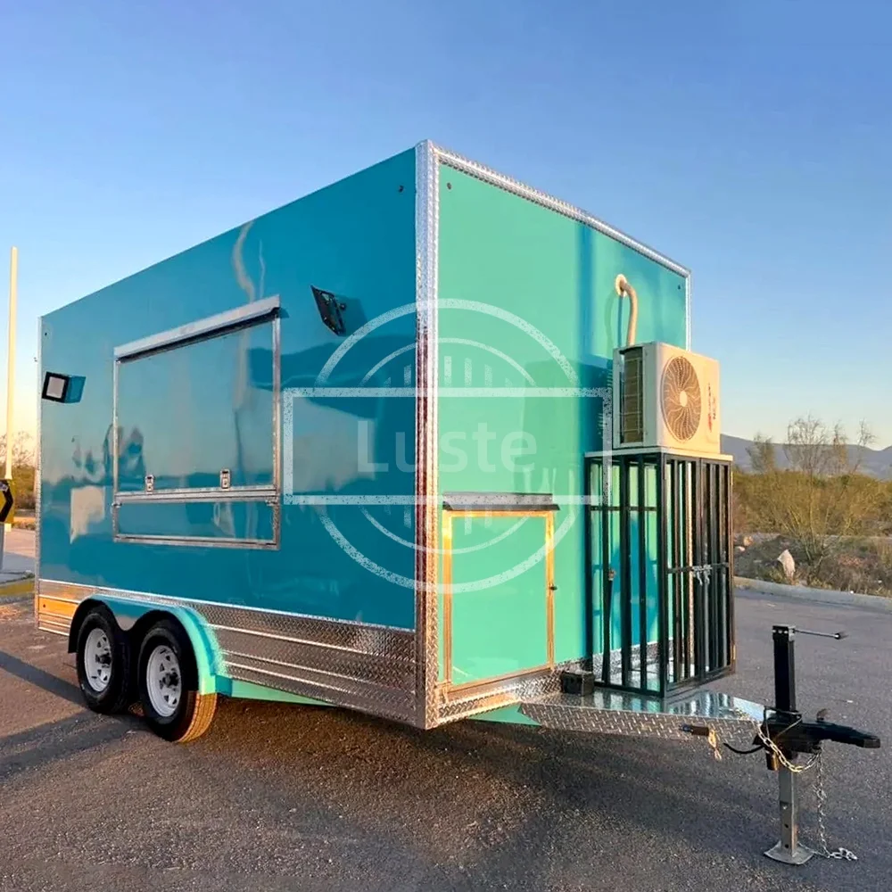 

Тележка с прицепом для еды, караван, уличная кухня, мобильная тележка для закусок, грузовик для мороженого, палатки для кемпинга на открытом воздухе