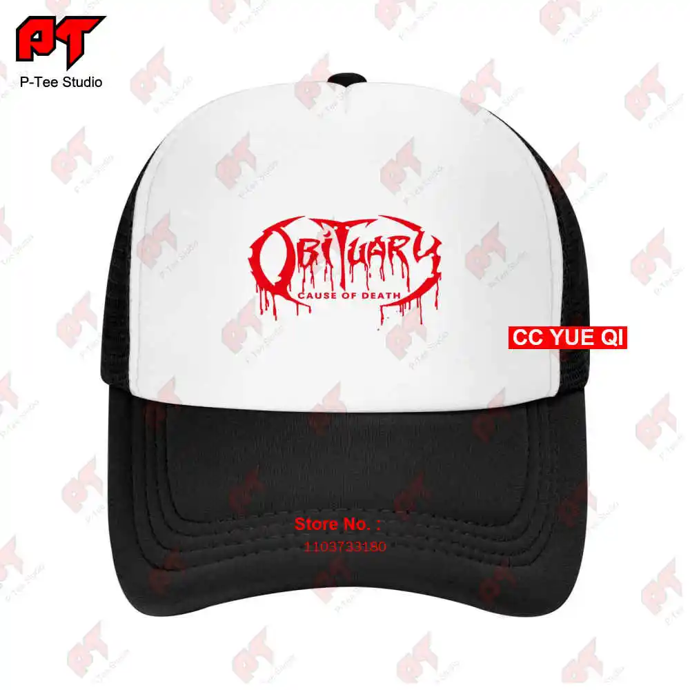 Obituary Cause Of Death American Death Metal Band Baseball Caps Truck Cap FX11